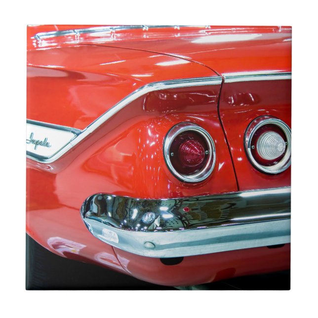 Classic 61 Chevy Impala Ceramic Tile (Front)