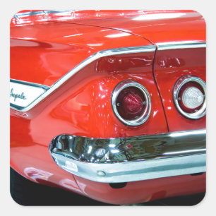 Classic 61 Chevy Impala Square Sticker