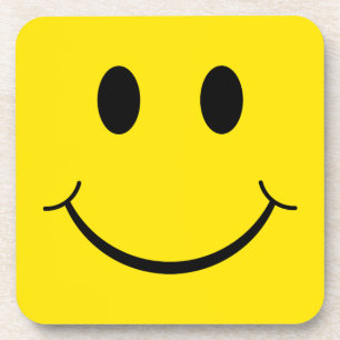 Classic 70's Yellow Happy Face Coaster