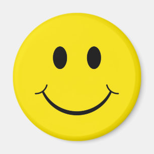 Classic 70's Yellow Happy Face Magnet