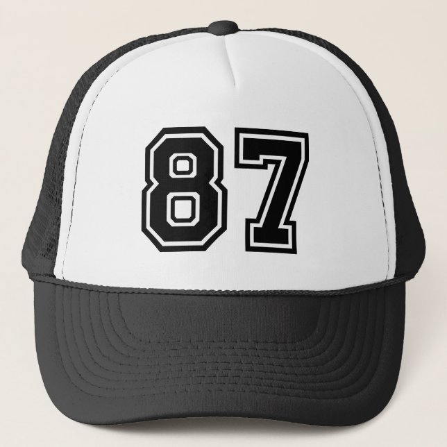 Classic 87th Birthday Party Trucker Hat (Front)