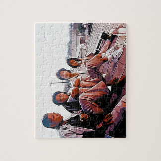 Classic 90s Black Movie Inspired Artwork Jigsaw Puzzle