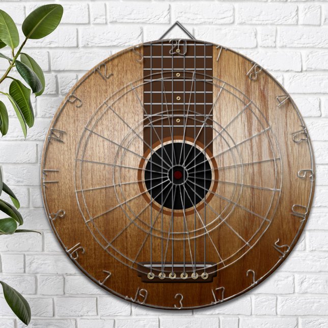 Classic Acoustic Guitar Dartboard (Creator Uploaded)
