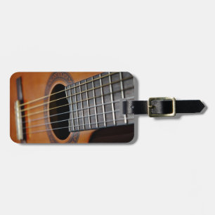Classic Acoustic Guitar Luggage Tag