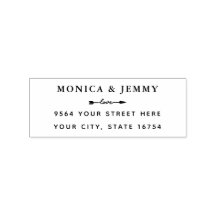  Classic Address Self Inking Custom Rubber Stamp