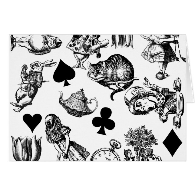 Classic Alice in Wonderland Characters: Original (Front Horizontal)