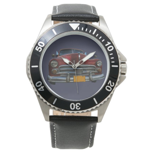 Classic American car in Cuba watch (Front)