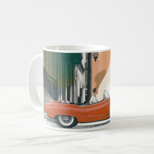 Classic American Cars Wall Art Print, Vintage cars Coffee Mug