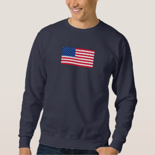 Classic American Flag Sweatshirt Gift