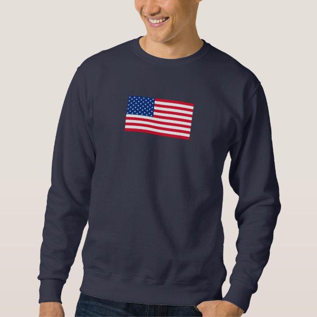 Classic American Flag Sweatshirt Gift (Front)