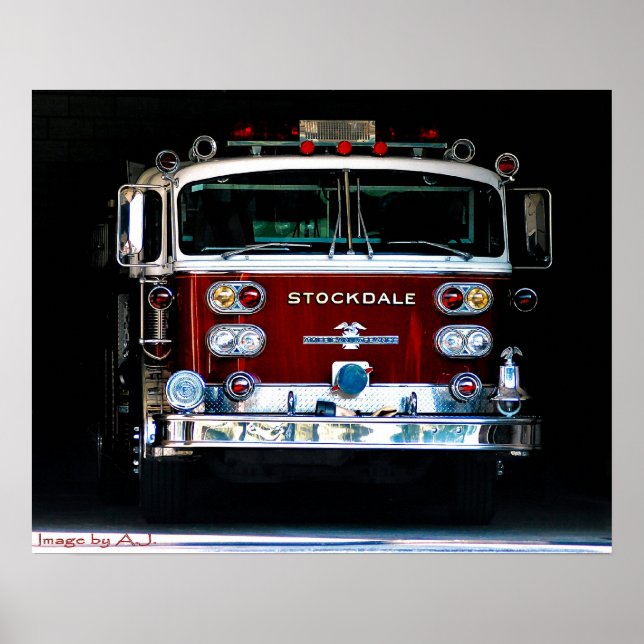 Classic American LaFrance Poster (Front)