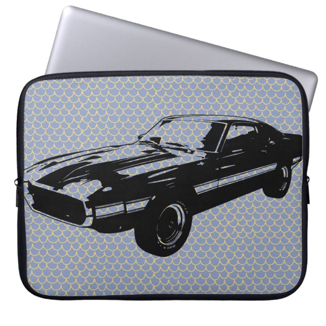 Classic American Muscle Car Laptop Sleeve (Front)