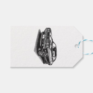 Classic American Muscle Car Retro Vintage 60s 70s Gift Tags
