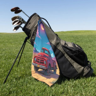 Classic American Pickup Golf Towel
