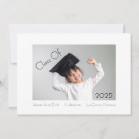 Classic and Modern Kindergarten Graduation