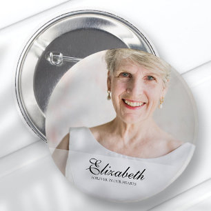 Classic and Simple Photo Memorial 6 Cm Round Badge