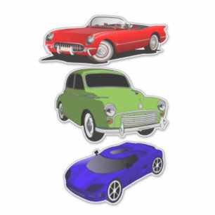 Classic and Sport Cars Clipart