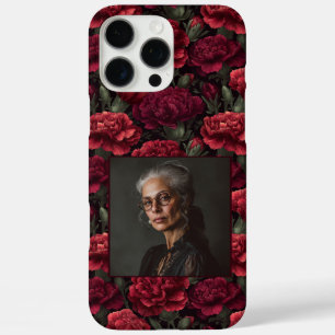 Classic Anniversary Keepsake Carnation Floral Cust iPhone 16 Pro Max Case