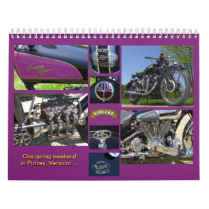Classic Antique Motorcycles Calendar