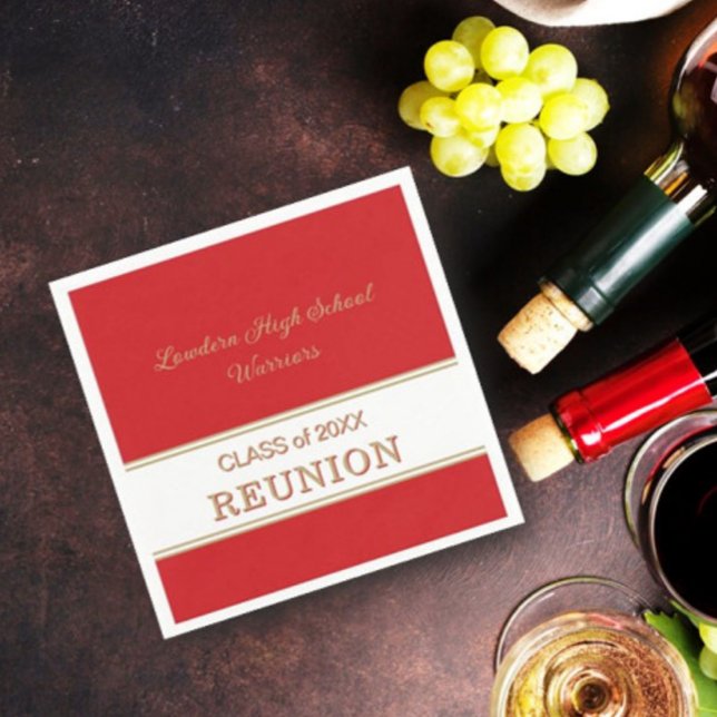 Classic, Any Year class reunion napkins (Creator Uploaded)