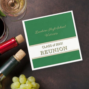 Classic, Any Year class reunion napkins