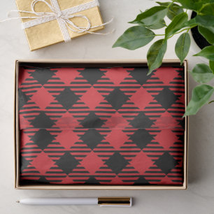 Classic Argyle Diamond Geometric Pattern Tissue Paper