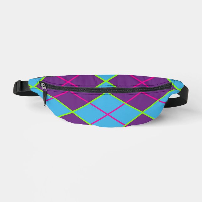 Classic Argyle Pattern Bum Bags (Front)