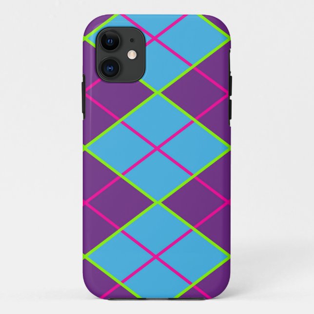 Classic Argyle Pattern Case-Mate iPhone Case (Back)