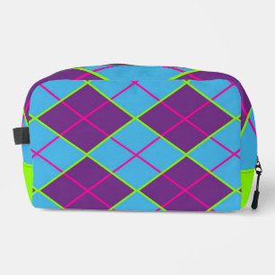 Classic Argyle Pattern Dopp Kit