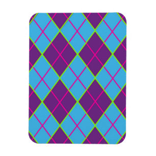 Classic Argyle Pattern Magnet