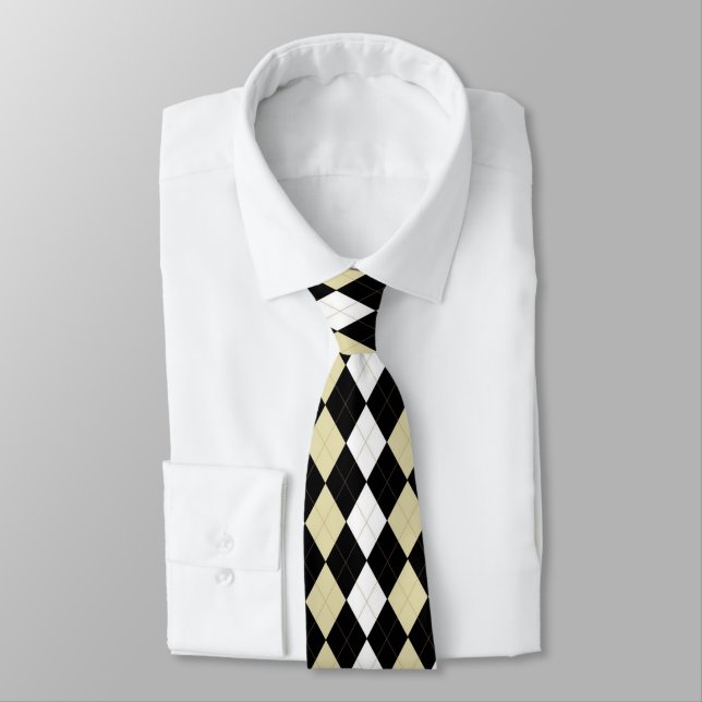 Classic Argyle Tie (Tied)