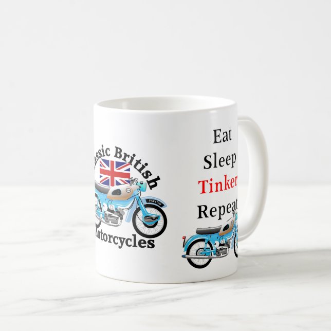 Classic Ariel Arrow motorcycle mug (Front Right)