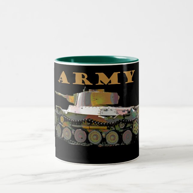 Classic Army Tanker Coffee Mug (Center)