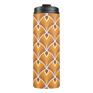 Classic Art Deco Geometric Pattern Thermal Tumbler