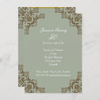 Classic art deco invitation