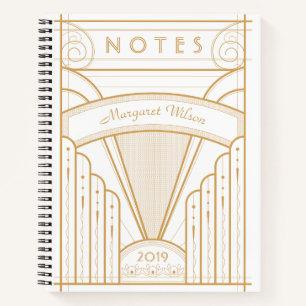 Classic Art Deco Pattern Notebook