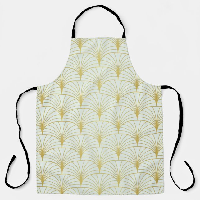 Classic Art Deco Seamless Pattern. Geometric Styli Apron (Front)