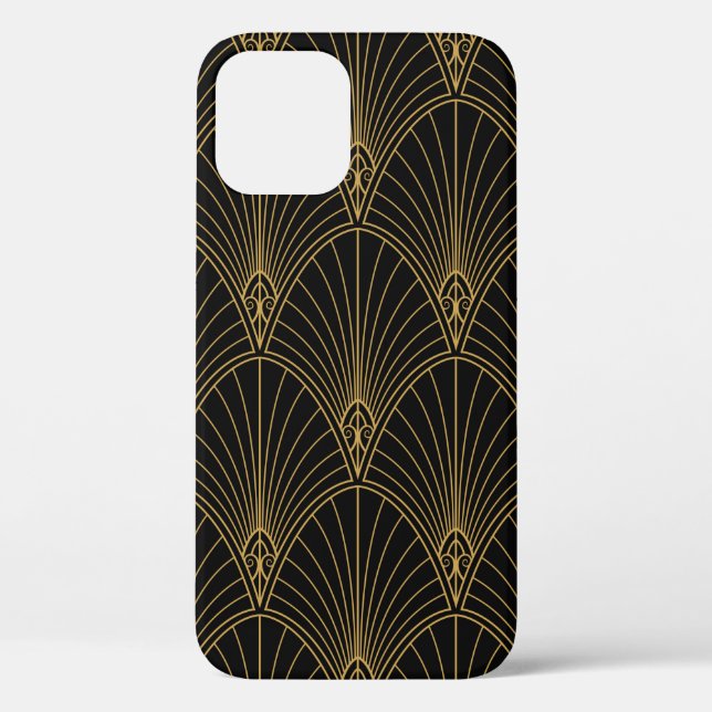 Classic Art Deco Seamless Pattern. Geometric Styli Case-Mate iPhone Case (Back)