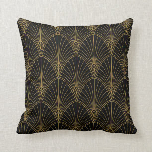 Classic Art Deco Seamless Pattern. Geometric Styli Cushion