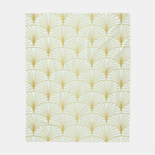 Classic Art Deco Seamless Pattern. Geometric Styli Fleece Blanket