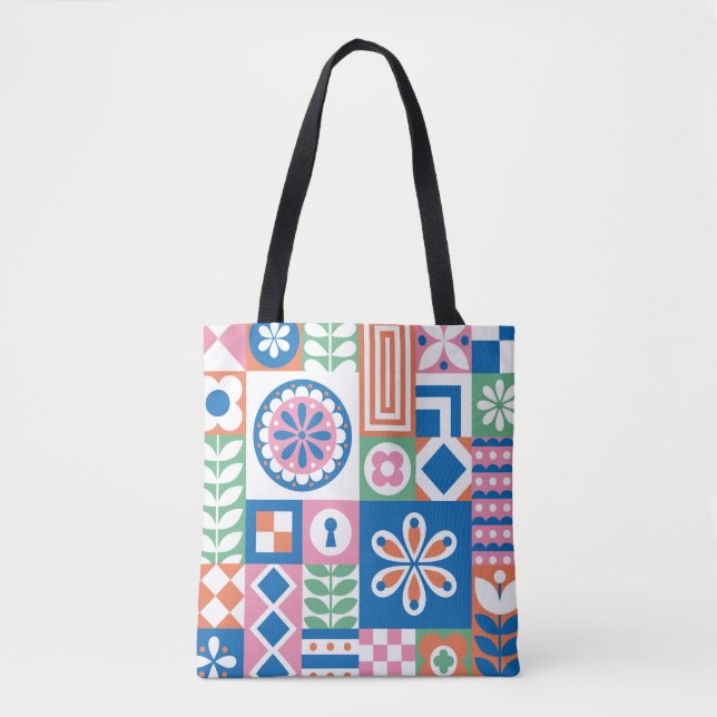 Classic Art Deco Seamless Pattern. Geometric Styli Tote Bag (Front)