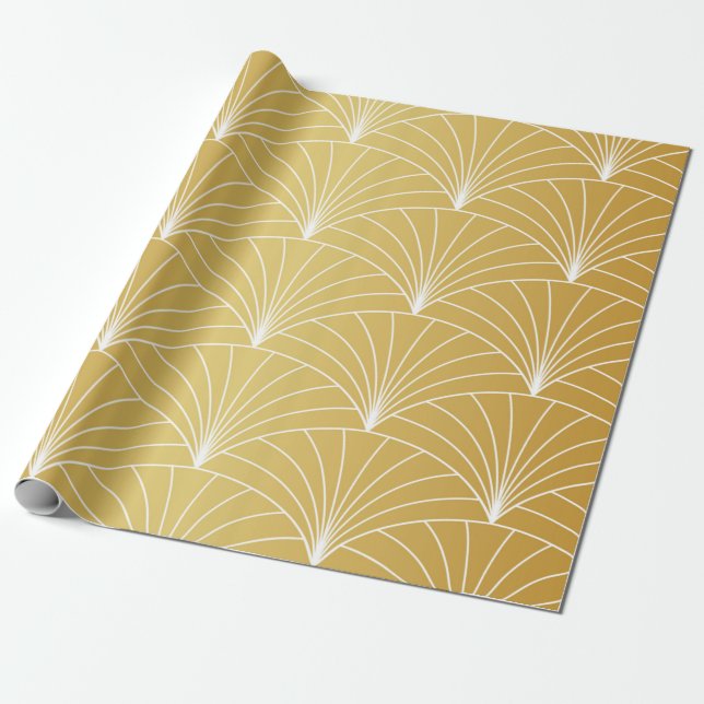 Classic Art Deco Seamless Pattern. Geometric Styli Wrapping Paper (Unrolled)