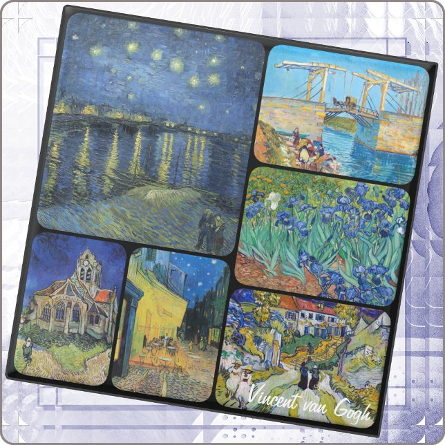Classic Artist Series - Vincent van Gogh #1 -  Glass Coaster (Creator Uploaded)