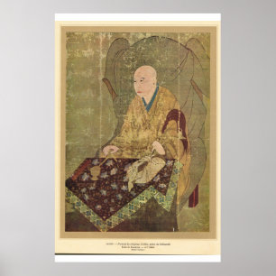 Classic Asian Art Japan 14th century monk Poster