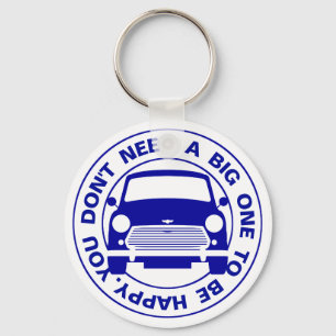 Classic Austin Mini car Key Ring
