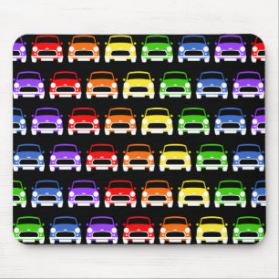 Classic Austin Mini Cooper Rainbow Mouse pad