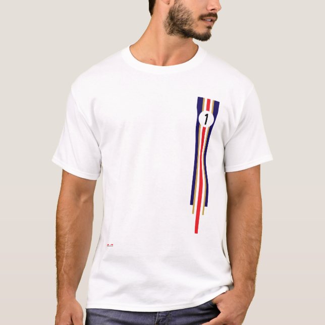 Classic Auto Racing Motorsport Livery T-Shirt (Front)