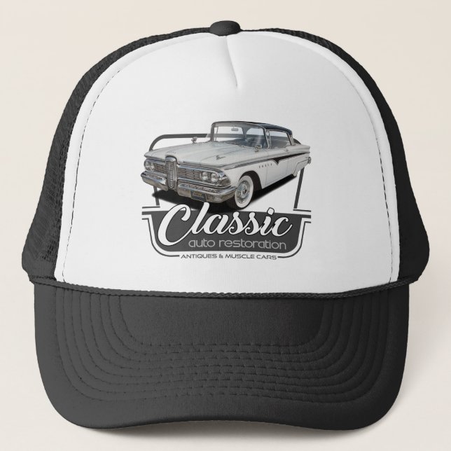 Classic Auto Restoration Trucker Hat (Front)