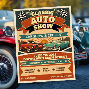 Classic Auto Show Flyer