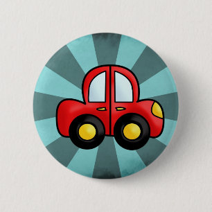 Classic Automobile Art Retro Automotive Print 6 Cm Round Badge